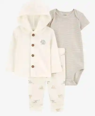 Conjunto 3 Piezas Bebé Meses Carters
