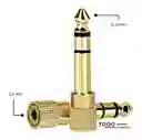 Adaptador Convertidor De Audio Jack 3.5mm A 6.5mm