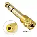 Adaptador Convertidor De Audio Jack 3.5mm A 6.5mm