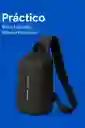 Bolso Antirrobo Multifuncional Con Candado De Seguridad Diseño Moderno (negro)