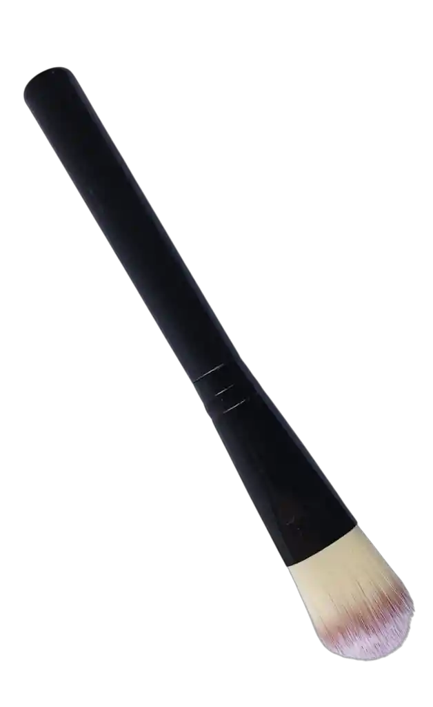 Brocha De Maquillaje Para Base Líquida Con Mango De Madera