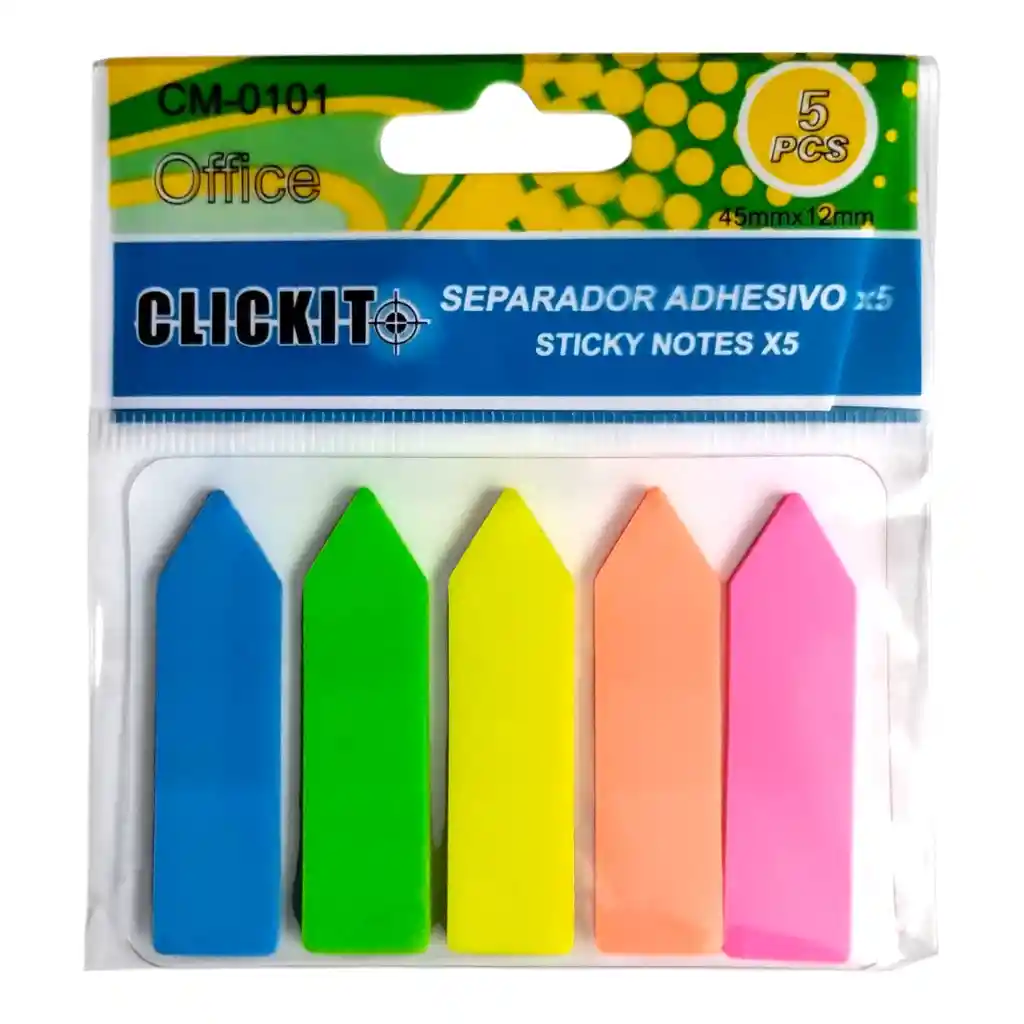 Separador/banderitas Adhesivo *5 Colores