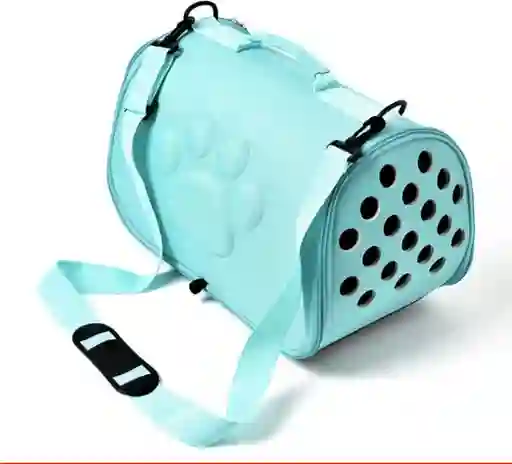 Bolso Plegable Huellita Pb21 S Aguamarina
