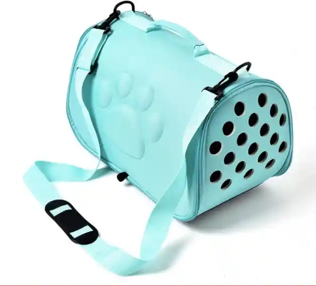 Bolso Plegable Huellita Pb21 S Aguamarina