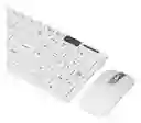 Combo Teclado Y Mouse Inalambrico Blanco