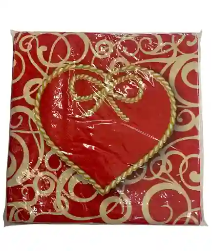 Servilleta Corazon Lazo