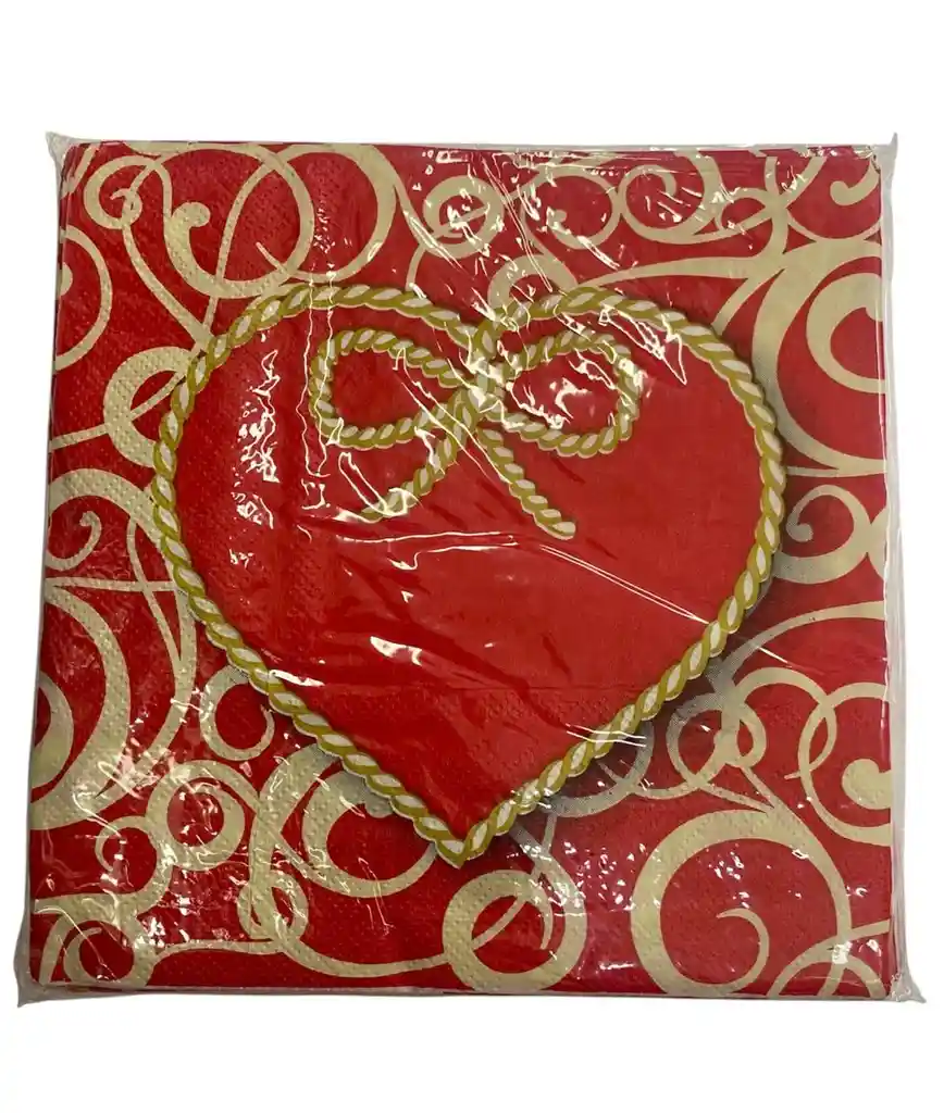 Servilleta Corazon Lazo