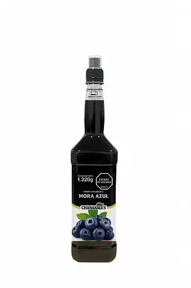 Sirope Chanakales Sabor Mora Azul 1320 G