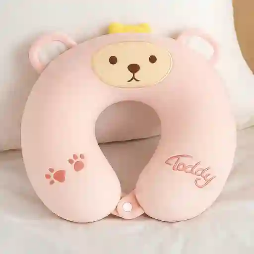 Almohada Tipo U Para Cuello Osito