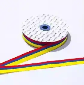 Cinta De Tela De Colombia, Tricolor - 2.5 Cm X2 Metros