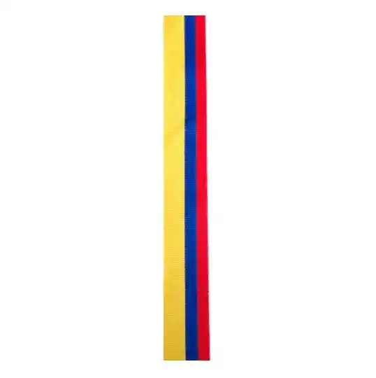 Cinta De Tela De Colombia, Tricolor - 2.5 Cm X2 Metros
