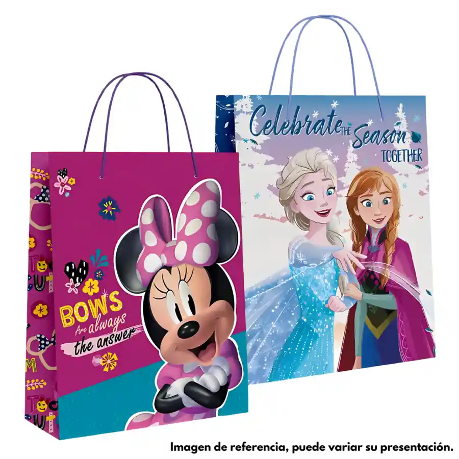 Bolsa De Regalo Primavera Personajes Niña Modelos Surtidos 16x12cm