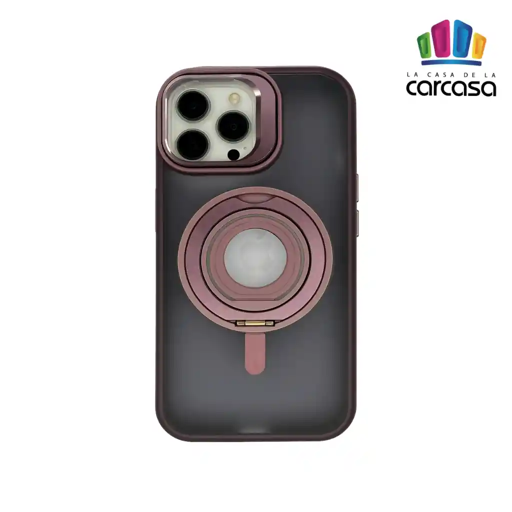 Estuche Magsafe Para Iphone 14 Mate 360 (morado)