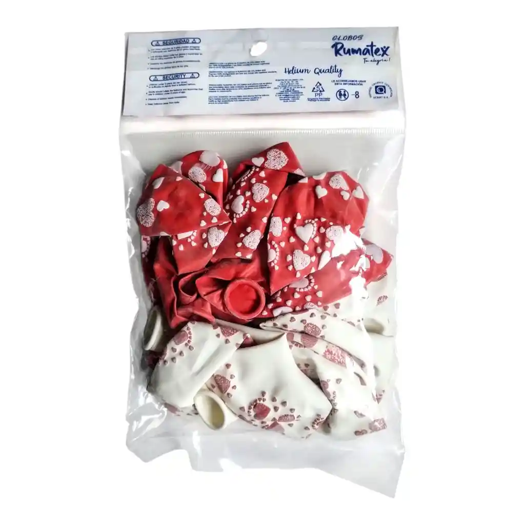Bombas/globos R-12 *12 Fantasía Rumatex Amor Y Amistad