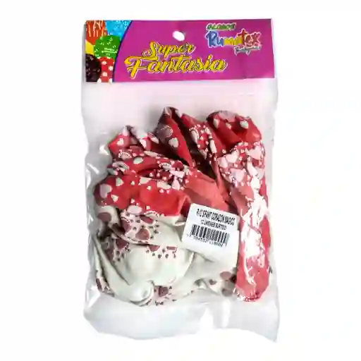 Bombas/globos R-12 *12 Fantasía Rumatex Amor Y Amistad