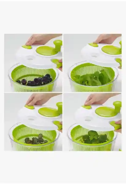 Colador Centrifugador Para Ensaldas Cocina Bowl Secador Verduras