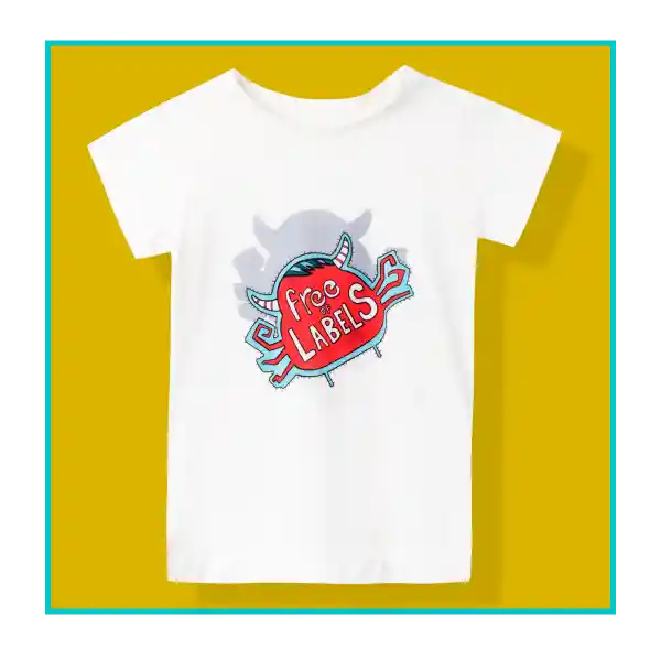 Camiseta Blanca Niño/niña