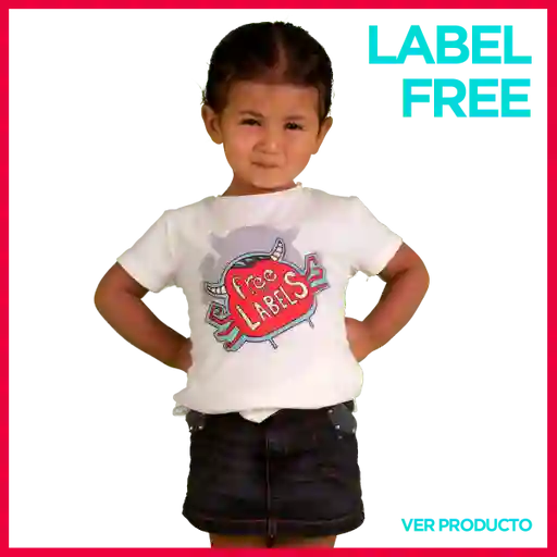 Camiseta Blanca Niño/niña