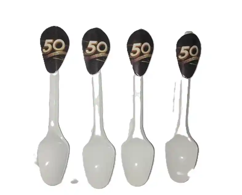 Cucharas Desechables Fiesta X20 50 Años
