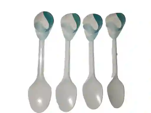 Cucharas Desechables Fiesta X20 Cola Sirena