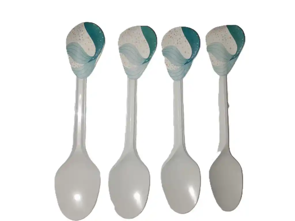 Cucharas Desechables Fiesta X20 Cola Sirena