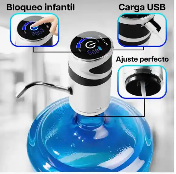 Dispensador De Agua Botellòn Electrico Recargable