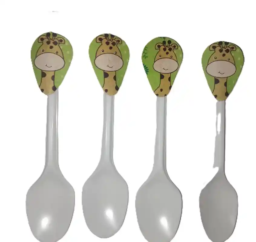 Cucharas Desechables Fiesta X20 Jirafa