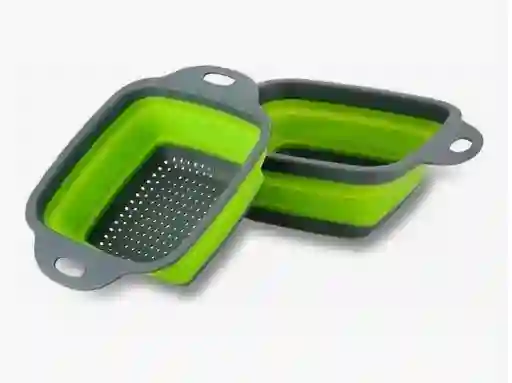 Escurridor De Verdura Expandible Con Contenedor