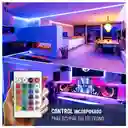 Cinta Led Tira Luces 2 Rollos Por 5mts Rgb Multicolor Incluye Un Control