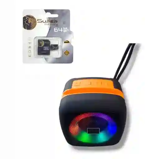 Parlante Bluetooth My-803 + Memoria Micro Sd 64gb