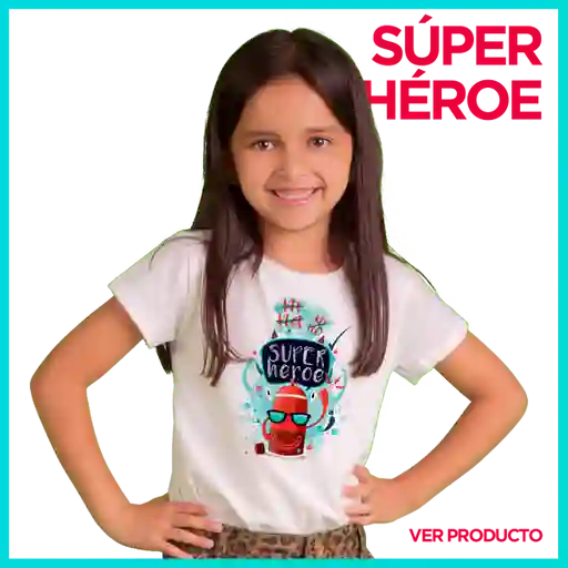 Camiseta Blanca Niño/niña