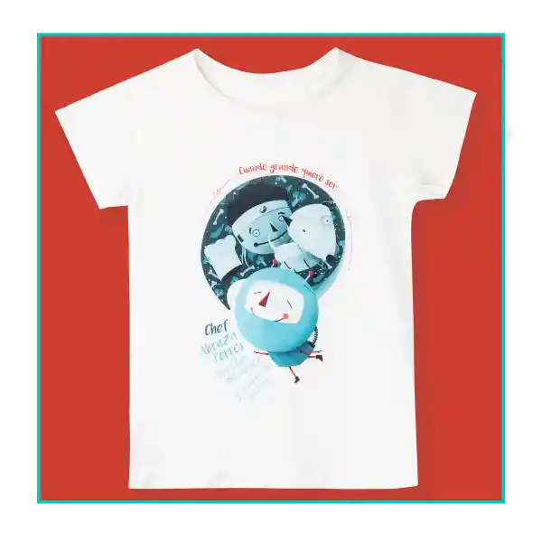 Camiseta Blanca Niño/niña
