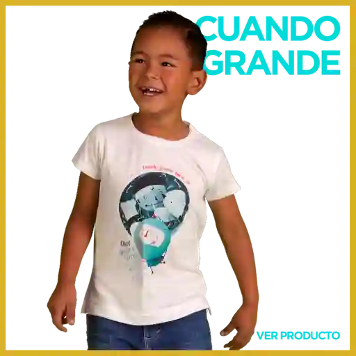 Camiseta Blanca Niño/niña