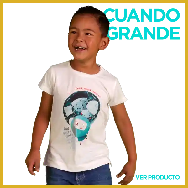 Camiseta Blanca Niño/niña