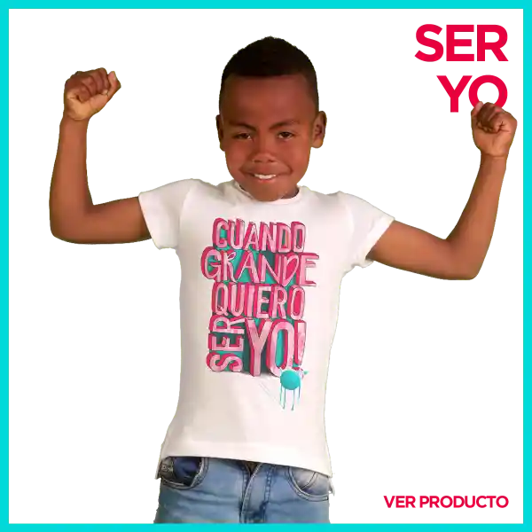 Camiseta Blanca Niño/niña