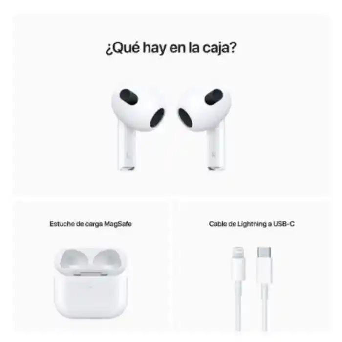Airpods 3 Calidad 1.1 Audifonos/blancos