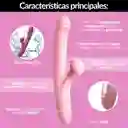 Vibrador Con Estimulación Clitorial Y Succionador