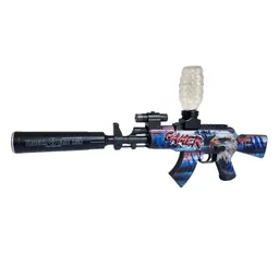 Pistola Ametralladora Equip Dardos Nerf + Hidrogel Gafas