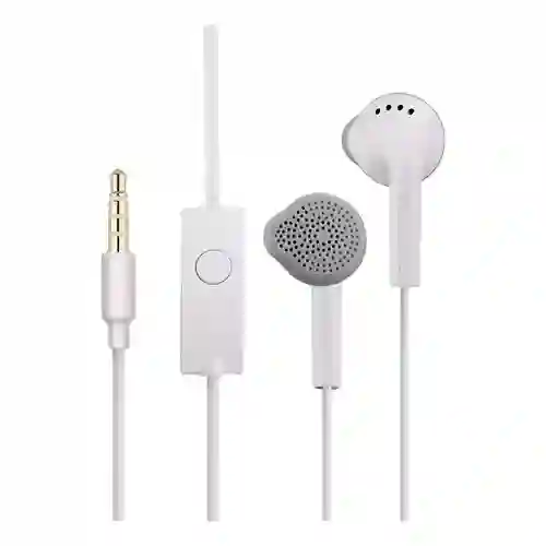 Audifonos - Manos Libres Blancos Tipo Samsung Entrada Jack