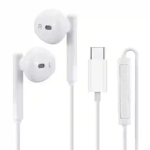 Audifonos - Manos Libres Blancos Entrada Tipo C