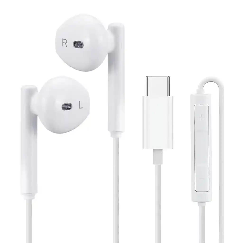Audifonos - Manos Libres Blancos Entrada Tipo C
