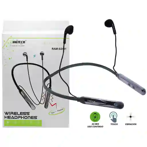 Audifonos - Bluetooth Tipo Cuello Ramitech