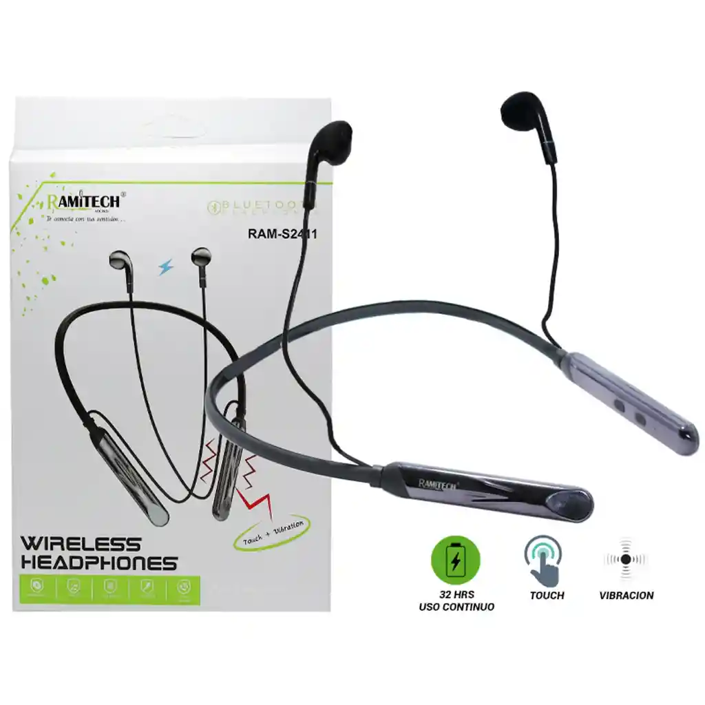 Audifonos - Bluetooth Tipo Cuello Ramitech
