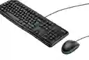 Combo Alambrico Teclado Y Mouse Logitech Mk120
