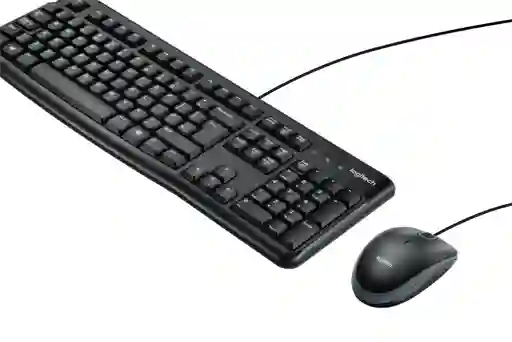 Combo Alambrico Teclado Y Mouse Logitech Mk120