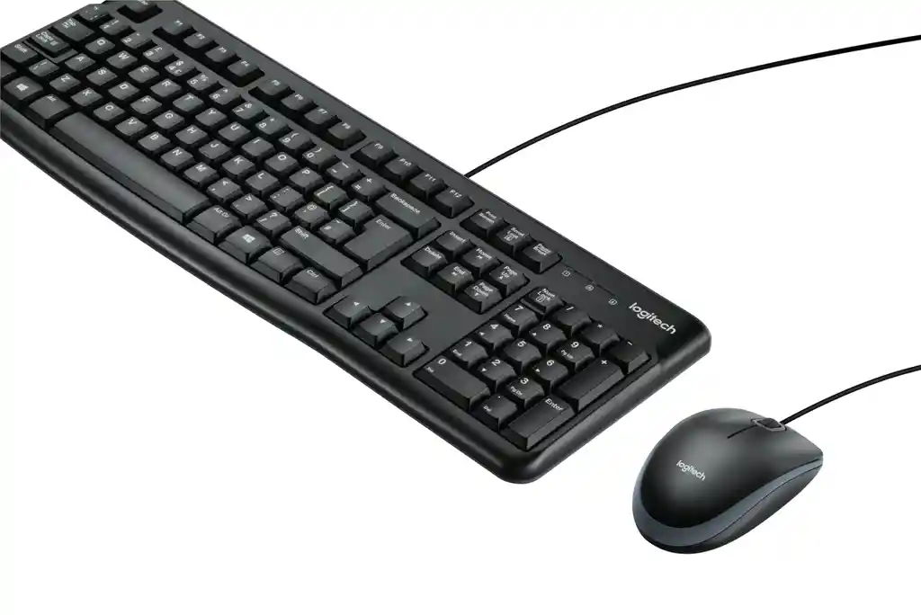 Combo Alambrico Teclado Y Mouse Logitech Mk120