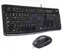 Combo Alambrico Teclado Y Mouse Logitech Mk120