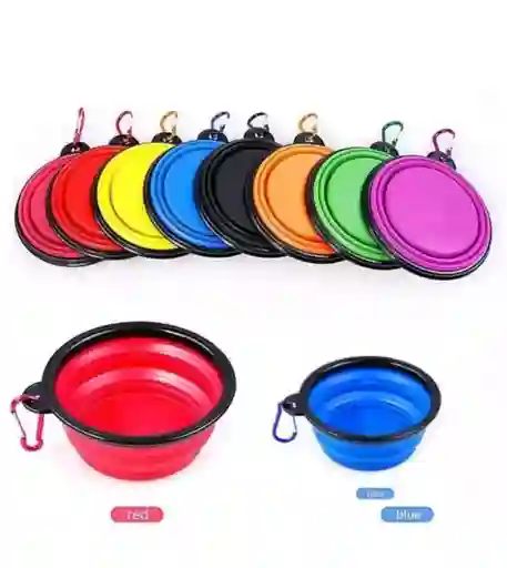 Comedero Portatil Para Mascortas 13cm