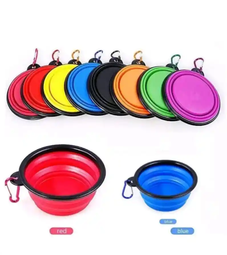 Comedero Portatil Para Mascortas 13cm