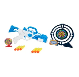 Pistola Lanza Dardos Nerf + Tiro Al Blanco Gun Juguete Niños